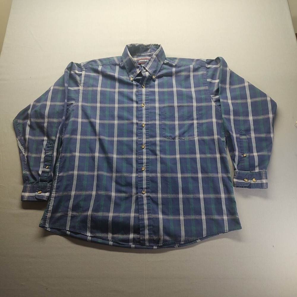 Andhurst Men's Dress Shirt Size Large Multicolor